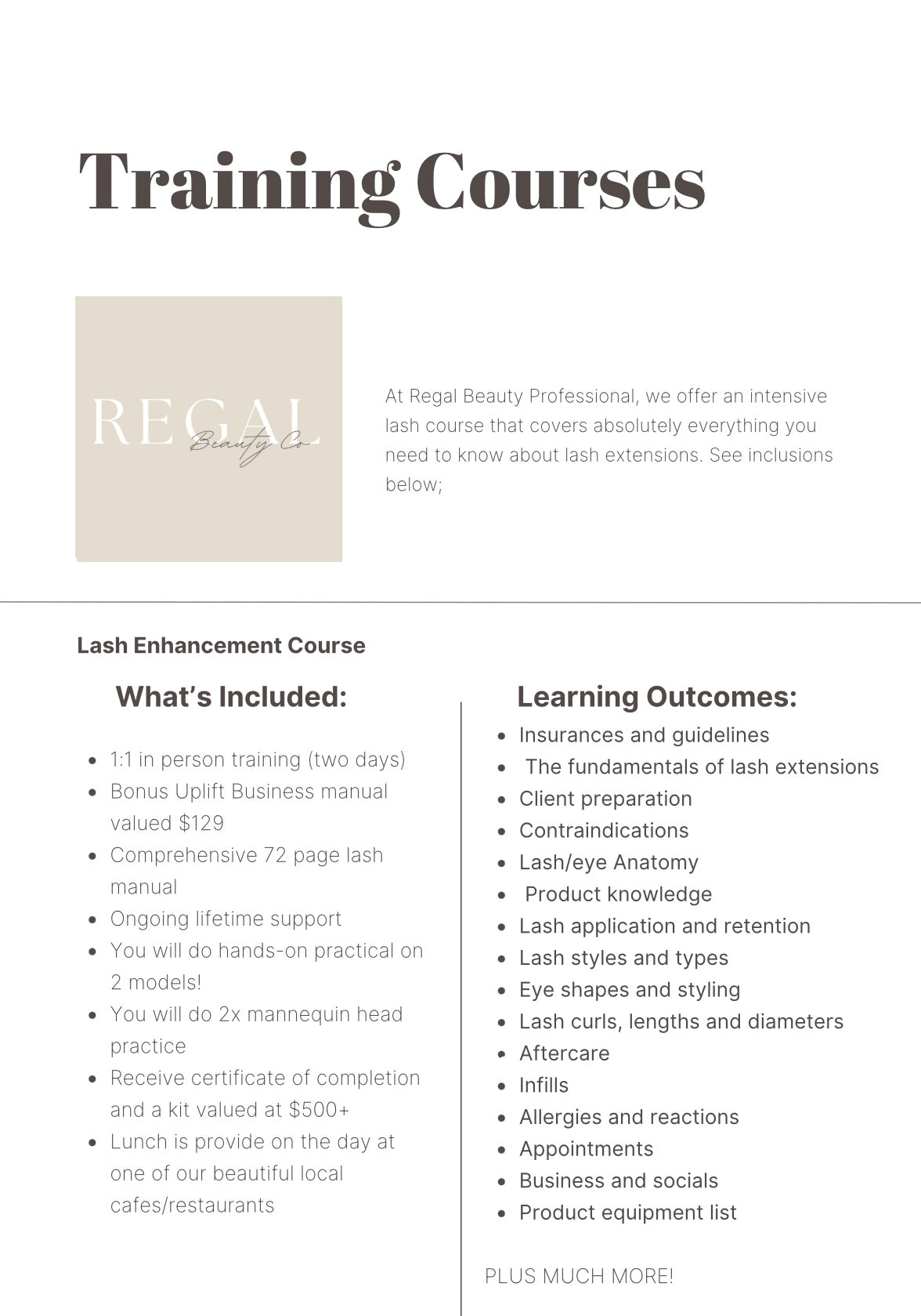 Beginner Lash Extensions Course
