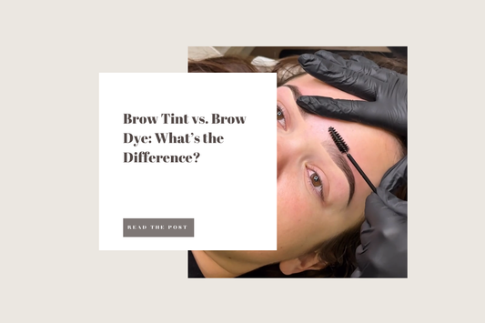 Brow Tint vs. Brow Dye: What’s the Difference?
