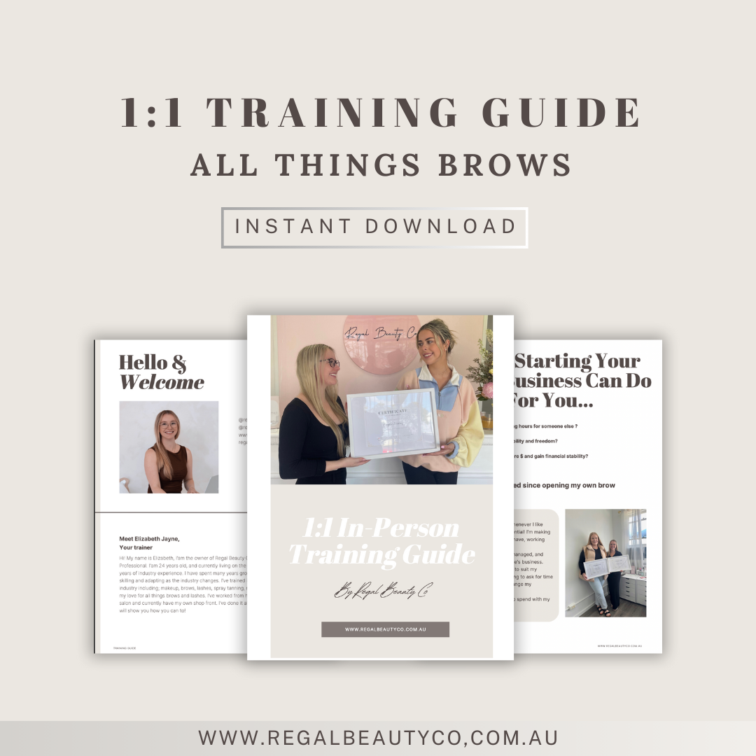 FREE BROW TRAINING GUIDE