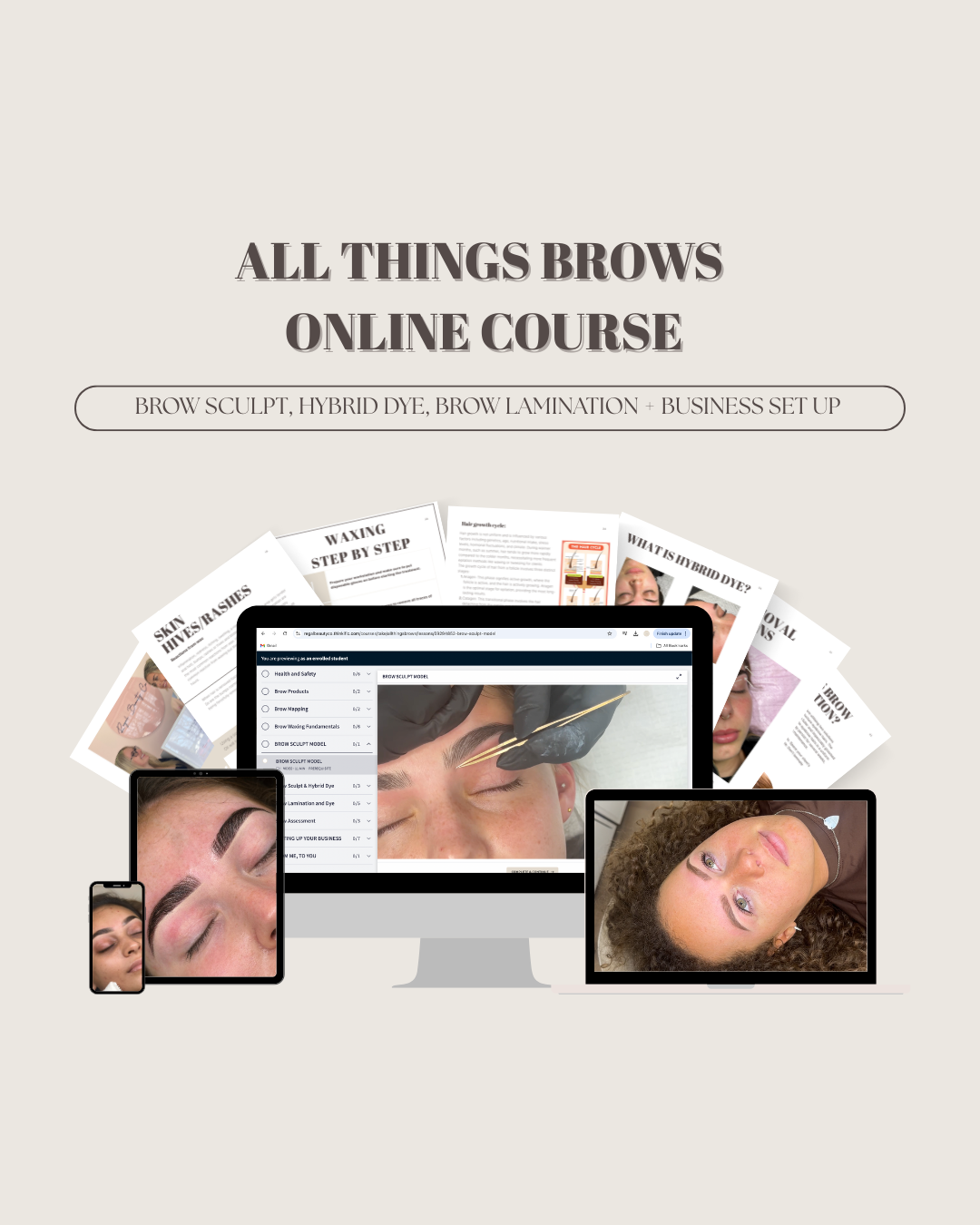 All Things Brows Online Course